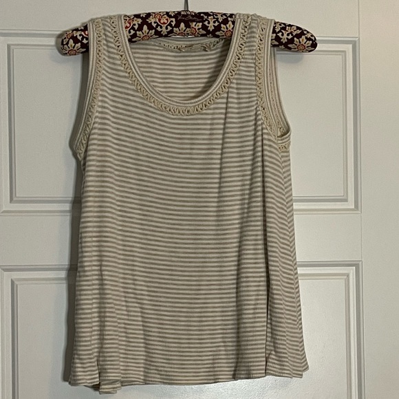 Altar’d State Striped Medium Sleeveless Top - Picture 2 of 4